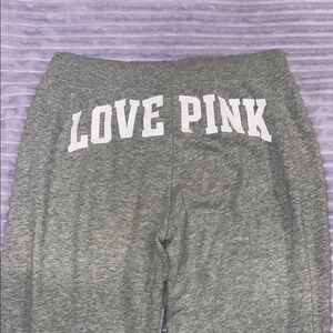 PINK Victoria's Secret Heather Gray Joggers